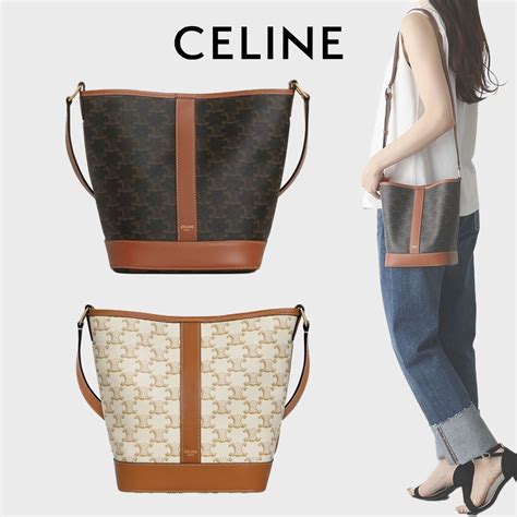 celine bucket bag triomphe.